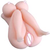 The Best Hot Sell Half Body Silicone Pocket Pussy Sex Doll With Breast And Anal For Masturbation Toy invented by AUTOMATIC WOMAN